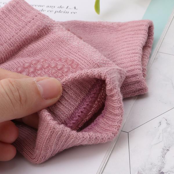 Babys knäskydd Barn krypande armbågsskydd Knäskydd Säkerhet Spädbarn Benvärmare Gray