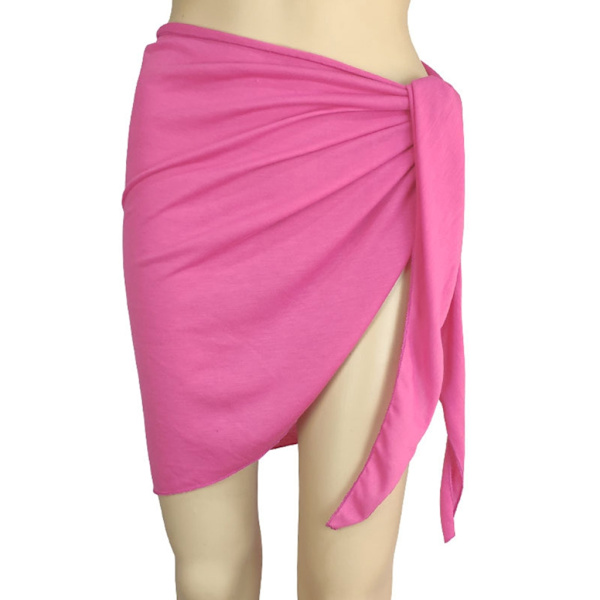 Sarong-peitot naisille ranta-käärehame uimapuku kääre lyhyt uima-pareo Light gray