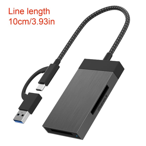 Multifunksjonell Cfe B-kortleser USB 3.1 for rask filoverføring