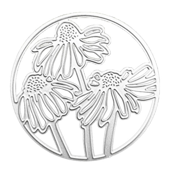 Metallstansar Lotusblommaskärningsstansar Stenciler DIY-skärmall för scrapbooking Album Papperskort prägling