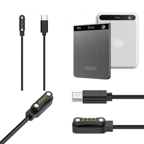 Erstatningsstrømkabel for TicNote AI-opptaker magnetisk ladekabel
