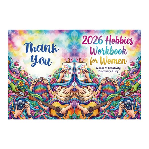 2026 Kvinders Hobby Planner Notesbog Letvægts Bærbar Hobby Journal