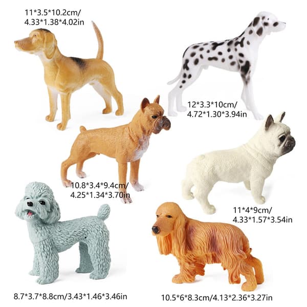 Statisk hul hundemodelfigur Boutique samlerfigur hundedisplaylegetøj