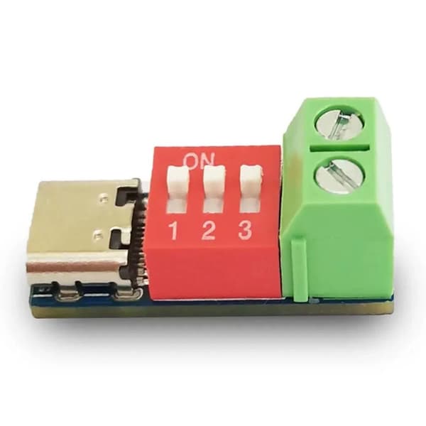 5 st Typ C 5V-20V Justerings Strömmodul Justering Snabbladdning