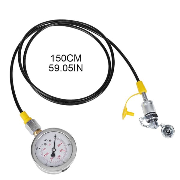Grävmaskin Hydrauliskt Trycktestkit 250/400/600bar Hydrauliskt Mätarkit