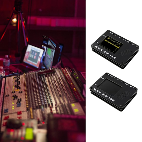 Audio DSP Støyreduksjon DNR Digitalt Filter SSB Ham radio YAESU ICOM + Høyttaler