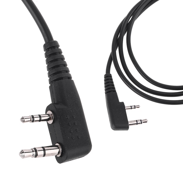 Slitstark överföringskabel för telefonljudhörlur TCK01 2-stift till 3,5 mm hona för Retevis RT21 RT22 Hållbar