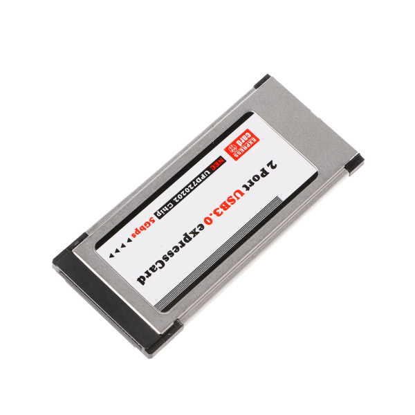 PCI-E PCI för Express till 2-portar USB 3.0 34 mm Expresscard Card Converter Adapter för 34 mm 54 mm kortplats Laptop Stationär