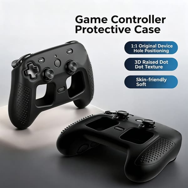 Silikondeksel Full Kroppsbeskyttelse Komfortabelt for Steam Controller 2 Gamepad