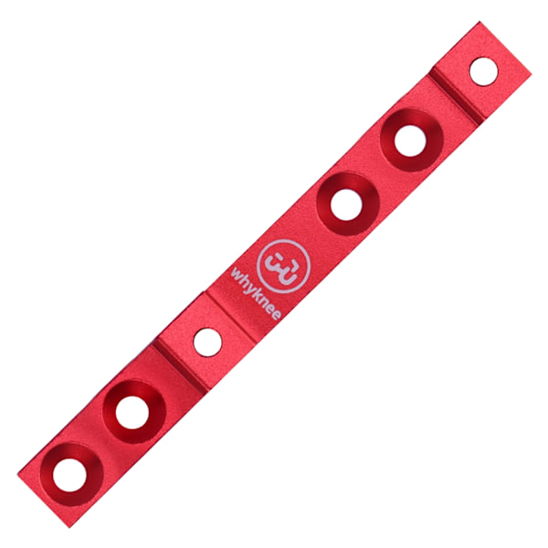 Flaskeholderjustering i aluminiumslegering for sykler 4 hole red