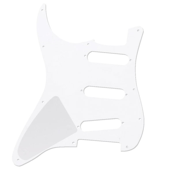 Hvit skilpaddeskall for pickguard 3-lags ripeplater for Fender New