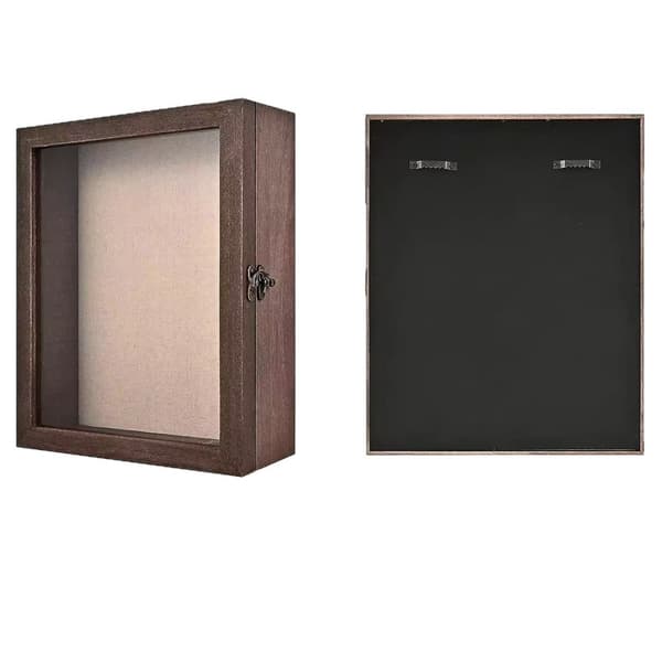 Kæledyrsminde Skyggeboks Kæledyrsminde Display Case Træ Kæledyrsbilledramme