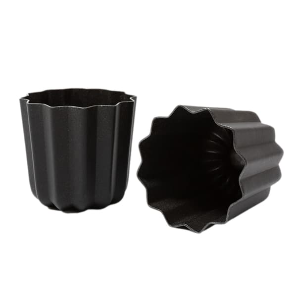 6 stk. Nonstick Bageforme til Cannele Kage Aluminium Legering Dessert Bageudstyr