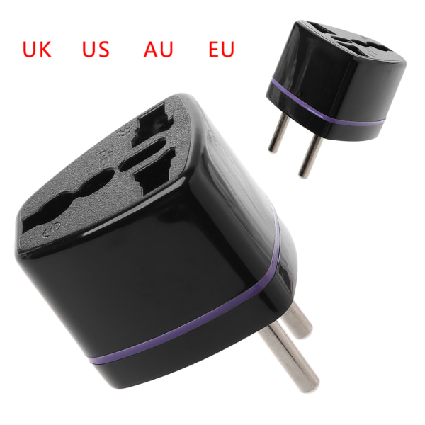 EU USA AU Power 2P Adapter Europeiskt uttag till AC-kontakt Adapter Elladdare Uttag UK 2Pin AC Power Converter