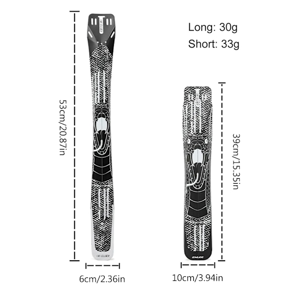 2 kpl pyörän lokasuojaa lyhyt lokasuojasarja pyörän lokasuojat edessä ja takana yhteensopiva Black Style