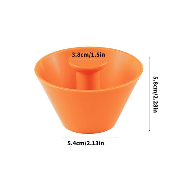 Orange Pottery Edges Smoothing Tool Halsformere til håndlavede lerkar