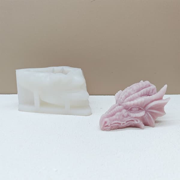 3D Drage Silikoneforme Duftlysforme Epoxy Resin Forme Gipsforme