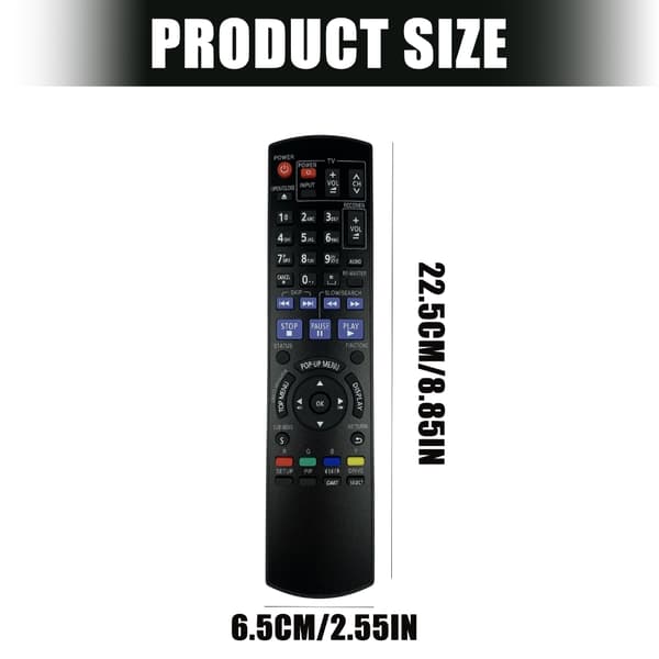 Ergonomisk erstatningsfjernbetjening til N2QAYB000378-controller