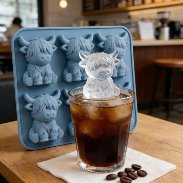 Rolig Tematisk Kreativ Boskapsisbitsform för Kaféer