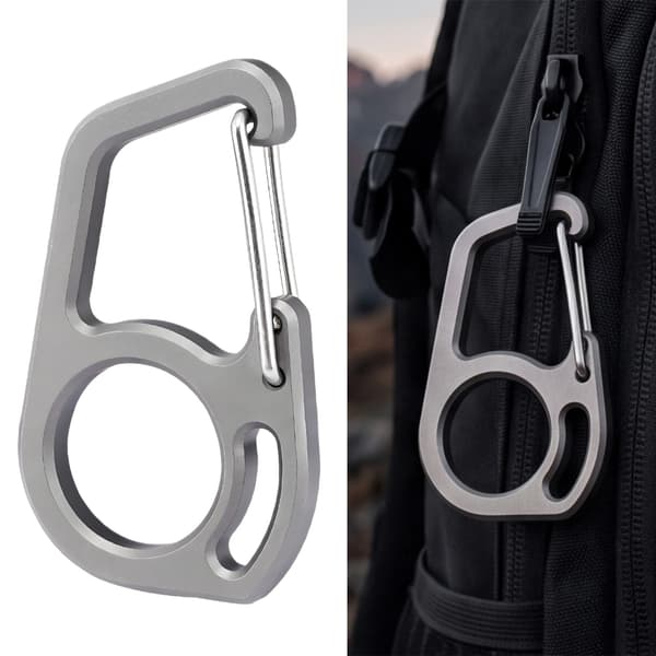 Sikkerhedskrog i legering egnet til klatring, rapelling og brug i store højder