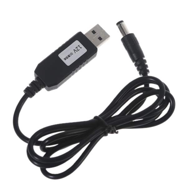 QC3.0 USB-konverteradapterkabel Power Boost Line 5,5x2,1mm 12V 9V bærbar