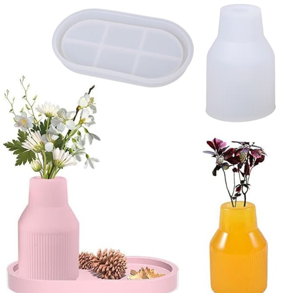 Blomsterhållare Formar Epoxiformar Blommvas Gjutformar Blomsterhållare