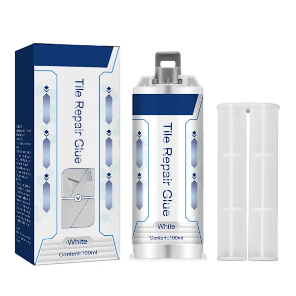 Hjem Tile Reparasjonsmiddel Flisfylling Pastaer Squeeze Tube Tile Restore AB Lim med Pusher Crack Repair Caulk lim