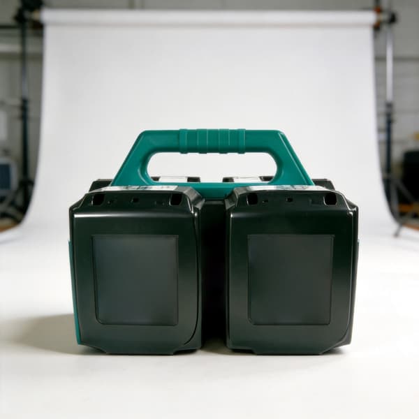 Kvalitets batteriholderstativ for 18V batterier – perfekt for entreprenører