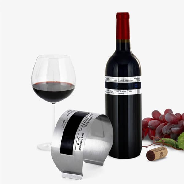 Vin Temperatur Sensor Rustfrit Stål Vin LCD Termometer Flaske Øl Vin