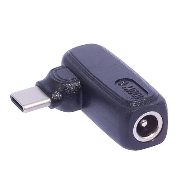Type C hann rettvinklet strømplugg til likestrømadapter Firkantet port/DC7954/7450/5525 ​​ladeplugg for telefoner og nettbrett