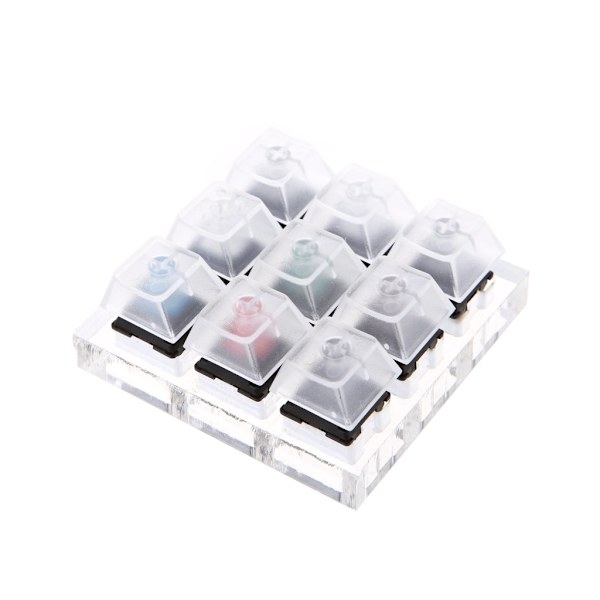 Keyboard Switches Tester Clear Keycaps 9 Switch Testing for Cherry MX Keyboard