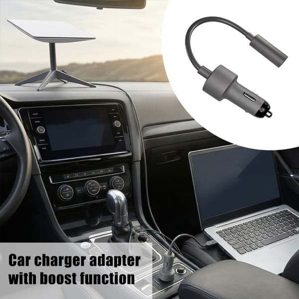 Bil lighter til DC2.1 bilopladningsadapter understøtter 72W output til bilture