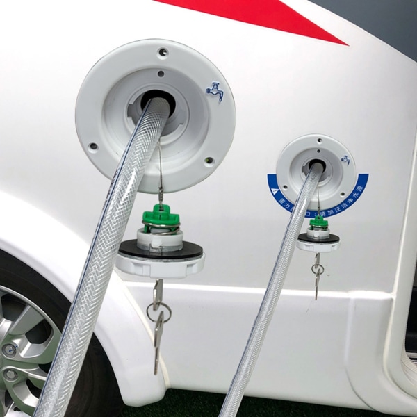 Användarvänlig vatteninloppsvattenfyllningslösning för fordon för fordon White 25mm