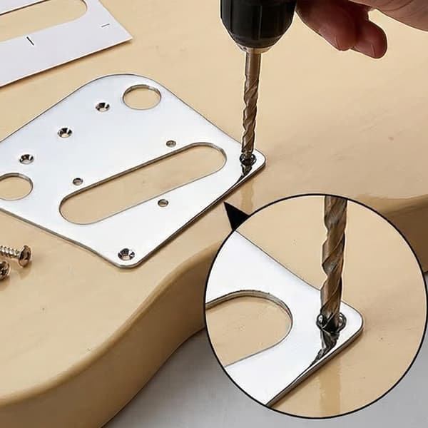 Guitarbro-opgraderingssæt Professionel 6-sadelbro og stabilisatorplade