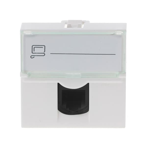 Cat6 RJ45 Keystone Jacks Slim Profile, Ethernet Wall Jack Punch Down Connector