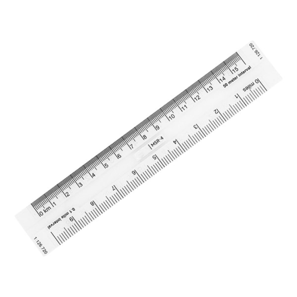 MP-1 Map Scale Fleksibel MP-1 Coordinate Scale Militære vinkelmålere til udendørs null - MSR4