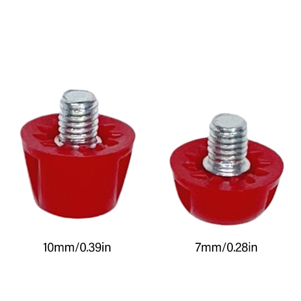 12 st plastfotbollsskor, ersättningsskor, fotbollsskor Pink 10mm