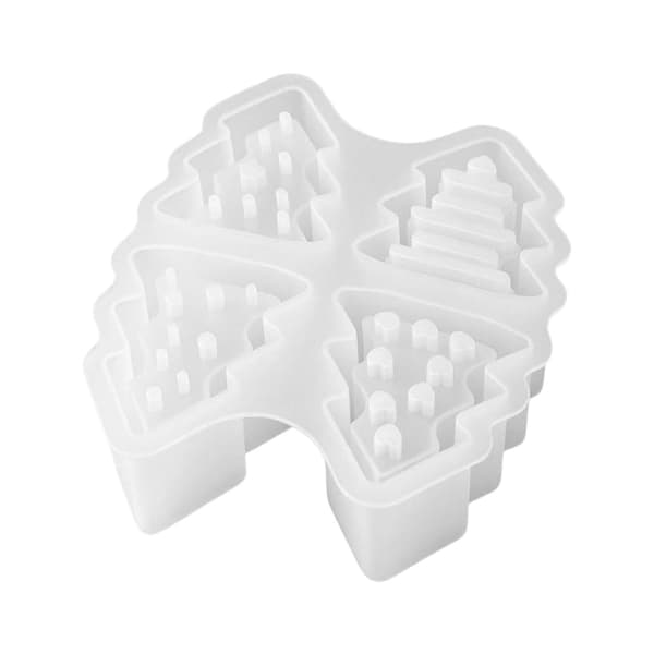 Silikon juleform hule design for nøkkelringer ornament
