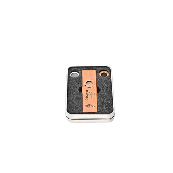 Gitarrpartner Trä Harmonica Med Metallåda Kazoo För Vuxna Barn Kazoo