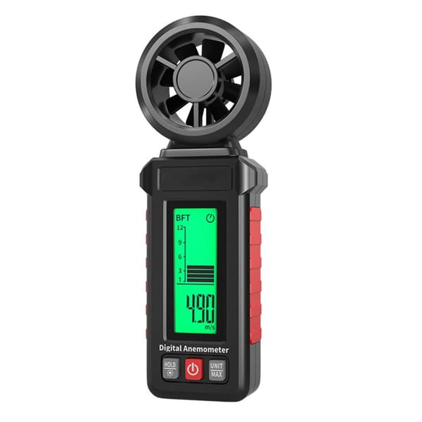 Digitalt vindanemometer for meteorologi, navigasjon og utendørsaktiviteter