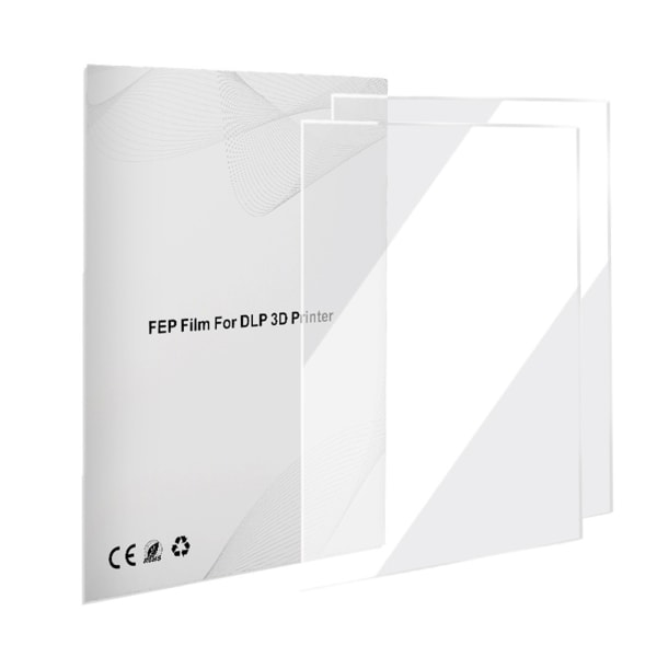 FEP-film 140 x 200 mm Hög transmittansstyrka, tjocklek 0,1 mm släppfilm för UV DLP 3D-skrivare, LCD SLA-harts