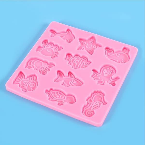 Søhest Fiskeformede Chokoladeforme DIY Silikone Materialeforme Fondantforme