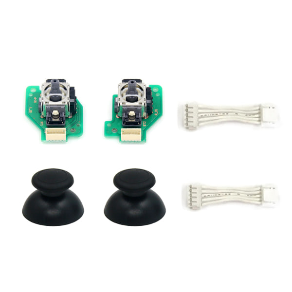 1 set LR Analog 3D Joystick Sensor Module Kit för Wii U WiiU Gamepad Controller