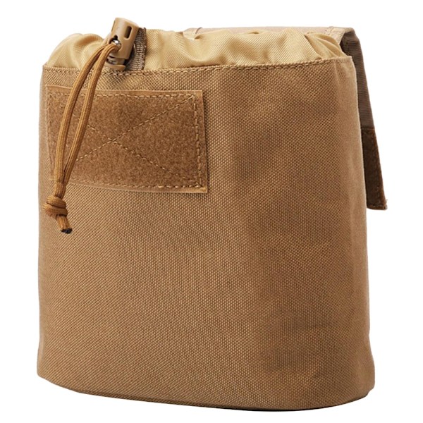 Taktiskt magasin dump drop pouch hopfällbar magasin drop pouch återställningsväska Brown