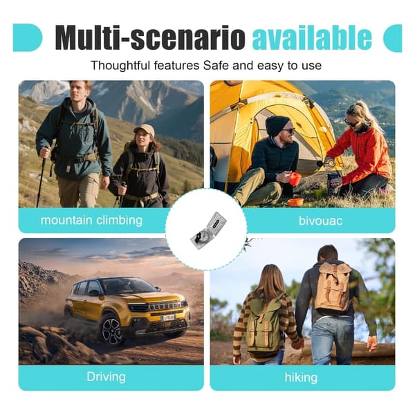 Camping Bjergbestigning Sejlads Kompasser Multifunktionelle Navigationskompasser
