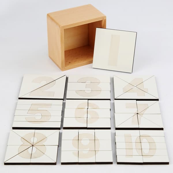 Träskiva Geometrisk Formsortering Matematik Pussel Spel Leksak