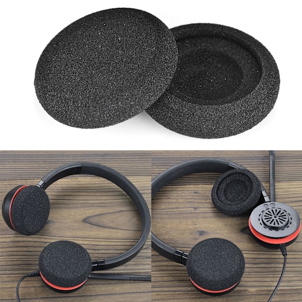 Nauti pidemmistä pelihetkistä paksummilla korvatyynyillä PC960 H960 USB H650E -kuulokkeille