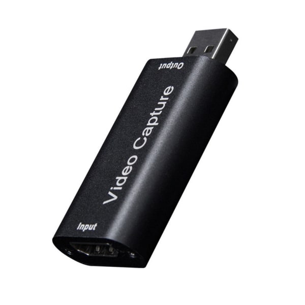 Video Capture Card USB 2.0 HDMI-kompatibel Video Grabber Record Box för spel-DVD