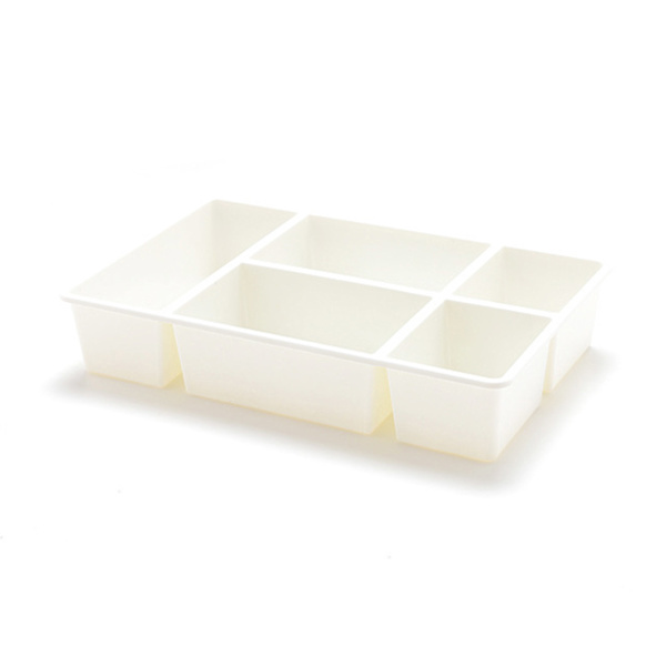 Multi Grids Makeup Opbevaringsboks Hjemmekontor Badeværelse Desktop Container Diverse Organizer til etui Kosmetisk skabsspandholder