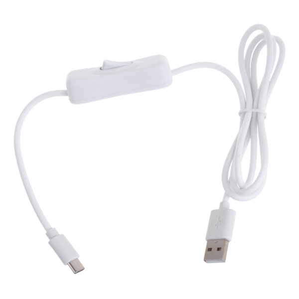USB kabel med Switch Type-C USB2.0-adaptersladd 5V3A Typ C till USB A-laddare och dataöverföring för RaspberryPi 4B-hubbar Black 1.5m